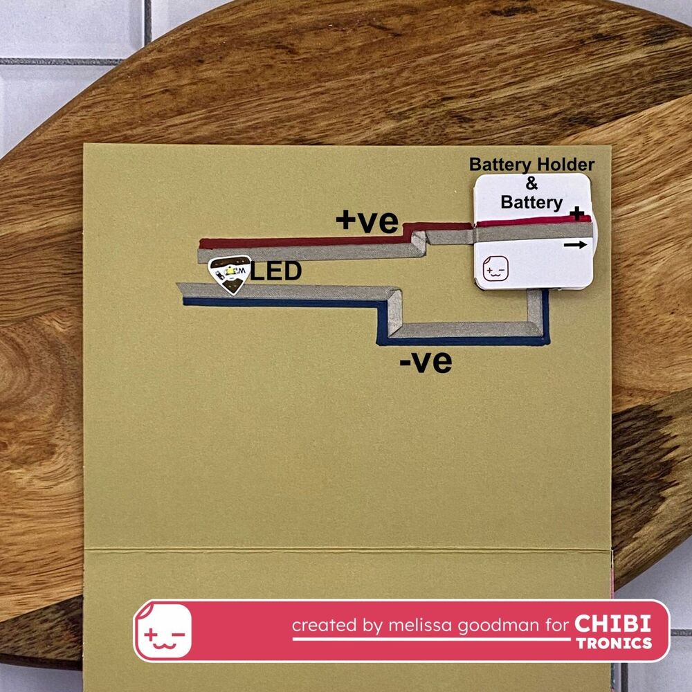 Light Up Holiday Card Kit By Chibitronics & WRM Makes 10 Cards W/stamps Ephemera - Picture 4 of 6